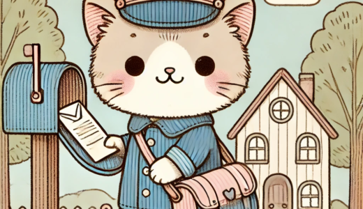 ネコの郵便屋さん